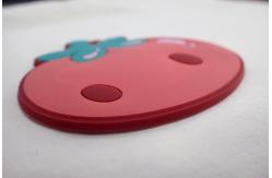 China Customized Rubber 3D Logo Label PVC Embossed Engraved Rubber Patches supplier
