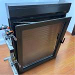 Tilt And Turn Thermal Break Aluminum Window  Manual Roller Shutter Double Tempered Glass