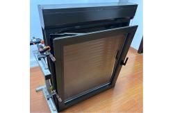 China Tilt And Turn Thermal Break Aluminum Window  Manual Roller Shutter Double Tempered Glass supplier
