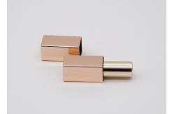 China Square Gold Aluminum Magnet Lip Balm Containers Bulk supplier