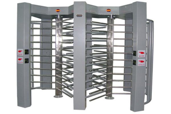 316 Stainless Steel Full Height Turnstile Double Door With Access Control Software