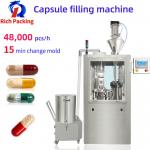 Small Automatic Capsule Filling Machine Size 00 0 1 2 3 4 Gel Capsule Machine for sale