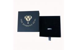 China Custom Logo Necklace Gift Box with Environmental Printing and Gold Foil Printing supplier