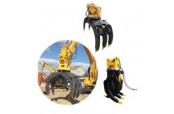 China OEM Hydraulic Rotating Grapple For 1-55 Tons Excavator supplier