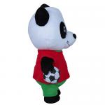 Adorable Animated Plush Christmas Toys Panda Shape PP Cotton Filling