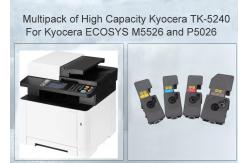 China Compatible Kyocera ECOSYS P5026cdn TK-5240 Black and Colour Toner Cartridge 4 Pack supplier
