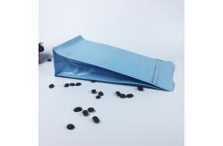 China Flat Bottom Plastic Pouches Packaging Resealable k Top Coffee Bags Customized supplier