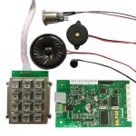 Hands free Industrial Analog Telephone Circuit Board with Keypad for sale