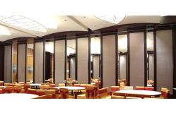 China Office Acoustic Room Dividers , Melamine Surface Sliding Movable Partition Wall supplier