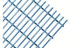 China Decoration Stainless Steel Architecture Ceiling Mesh With Rectangular Hole supplier