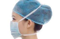 China Non Sterile Meltblown Nonnoven Tie On Face Mask For Hospital Medical Using supplier