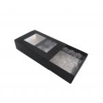Matt Lamination Disposable Macaron Box Sleeve Packaging With Plastic Insert for sale