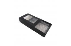 China Matt Lamination Disposable Macaron Box Sleeve Packaging With Plastic Insert supplier