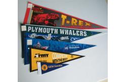 China OEM Triangle Pennant Banner Eco Friendly Pennant Flag Banner With 3 Years Lifespan supplier