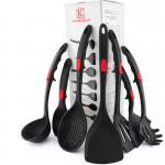 Ergonomic 7pcs Multifunctional Silicone Kitchen Utensil Set for sale