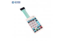 China Polyester LED Membrane Switch , Metal Dome Membrane Switch Keyboard supplier