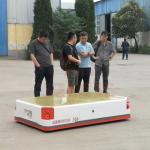 Heavy Duty Material Trackless Transfer Trolley PLC Control Directional Movement