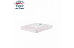 China ANSHI RJ45 86x86mm Single Hole Panel Telecommunication Face Plate supplier