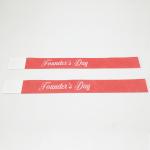 Custom Snap Closure Fully Printed Tyvek Paper Wristbands with Barcoding for sale