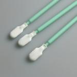 Dacron Round Head Swabs For Industrial Cleanroom Dustless Polyester Swabs for sale