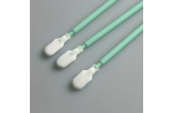 China Dacron Round Head Swabs For Industrial Cleanroom Dustless Polyester Swabs supplier