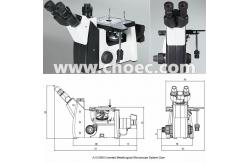 China Inverted Trinocular  Metallurgical Microscope Infinity Plan Microscopes A13.0905 supplier