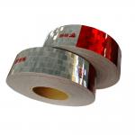 Prismatic Conspicuity Red And White Reflective Tape For Trucks CarsMetalized for sale