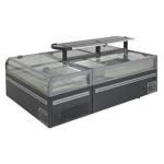 610L 735L Glass Door Chest Freezer Sliding Glass Chest Freezer island freezer for sale