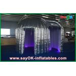 Photo Booth Led Lights Advertising Silver Inflatable Photo Booth Durable Led Inflatable Snail for sale