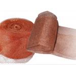 300 Width Knitted Copper Wire Mesh And Tubes For Demister Filters for sale