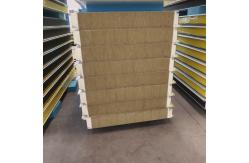 China Pu Sealing Sandwich Panel Rockwool Waterproof Feature supplier