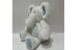 China Factory Wholesale Can Customize Small Elephant Plush Toys With Rattle Paper supplier