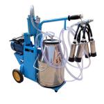 50kpa 64 Beats/Min Cow Milking Machine Mobile Piston Type for sale