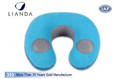 China Natural Music Sound Vibrating Massage Neck pillow with speaker , Memory Foam materials supplier