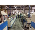 PVC WPC PP PE Window Wall Flooring Frame Extrusion Line , Plastic PP PE Profile Making Machinery for sale