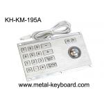 Anti - Vandalism Trackball Industrial Keyboard with Trackball With PS/2 / USB Interface for sale