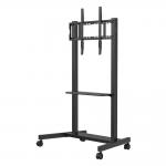 Portable mobile stand for smart interactive flat panel displays 55-86 inch. Easy to move, durable, and space-saving. Ideal for classrooms, offices, and exhibitions. Smooth wheels ensure convenience for sale