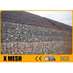 2x1x1m 80x100 Welded Wire Mesh Gabion Hot Dip Galvanized For Retaining Walls for sale