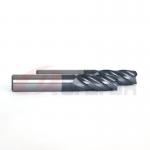 3/16 1/4 1/2 Corner Radius End Mill Cutter 4 Flute 12mm For Stainless Steel AlTiN Coating for sale