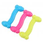TPR ChewRubber Squeaky Dog Bone Toys Aggressive Chewers for sale