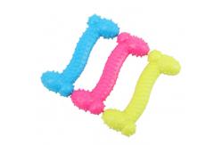 China TPR ChewRubber Squeaky Dog Bone Toys Aggressive Chewers supplier