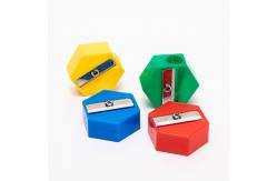 China 8mm Simple Plastic Handheld Pencil Sharpener One Hole supplier