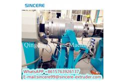 China PE / HDPE / PP Double Hollow Wall Spiral Wound Pipe Machine Line supplier