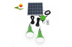 China 2 Bulbs 435lum Solar Panel Energy System 10400mAH Solar Charger Light Kit supplier