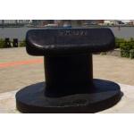 Epoxy Primer Cast Steel Marine Bollard Single T Head Type for sale