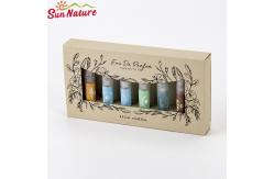 China Perfume Oil Roller 2ml Package Tester Kraft Perfume Boxes With Window supplier