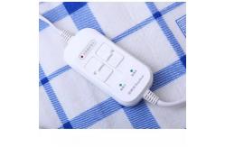 China Dual Digital Heated Low Emf Electric Blanket King Size Breathable Fleece supplier