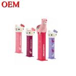 Customized 3D Cartoon Toy Hellokitty Plastic Candy Dispenser Oem Candy Packs for sale