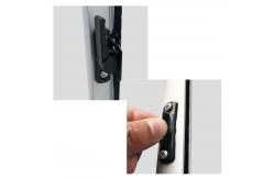 China Modern Apartment Aluminium Glass Sliding Doors UPVC Windows With Mesh supplier
