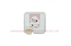 China Elevator Parts Durable Plastic Push Button Light Without Braille 12VDC And 24VDC supplier